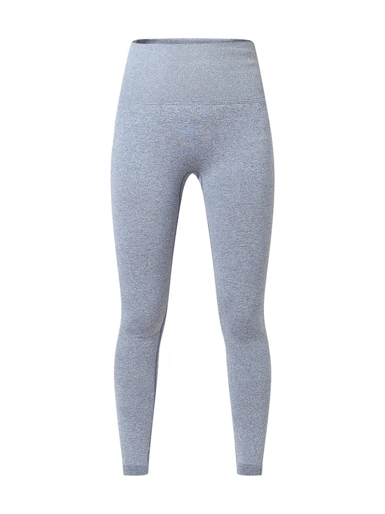 杢調シームレスヒップアップパンツ レギンス