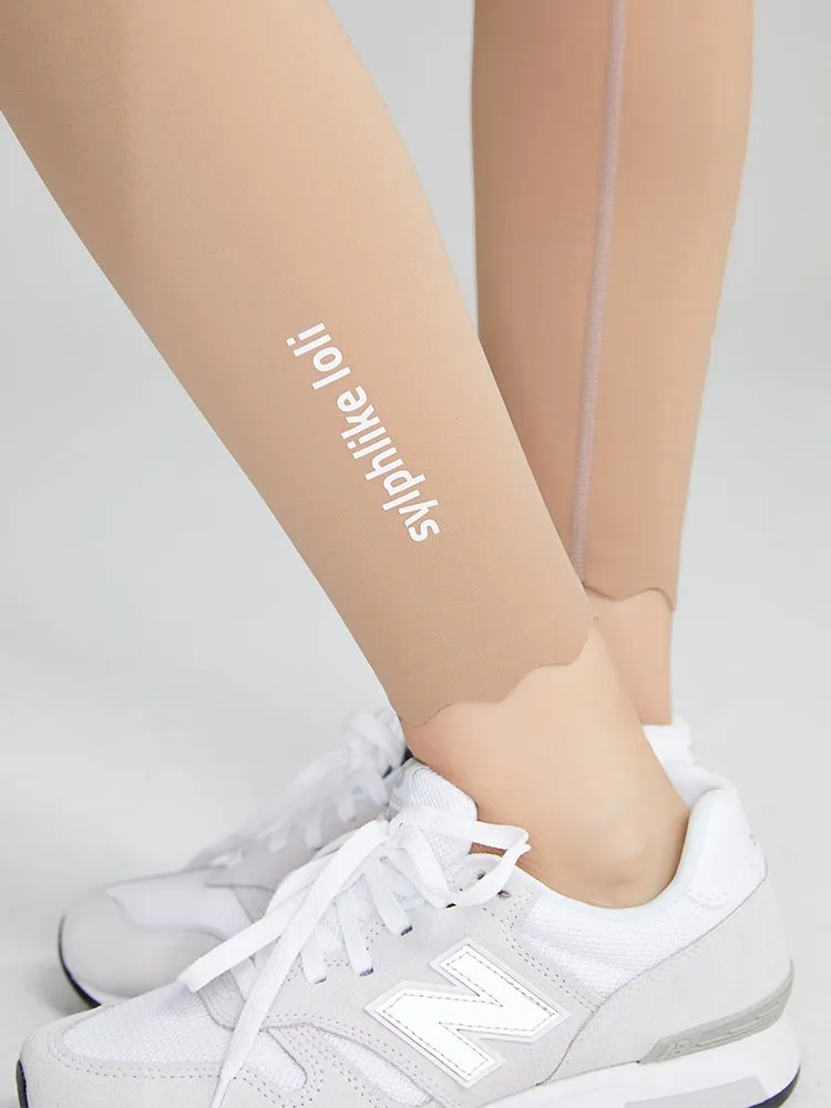 花びら裾ハイウエスト パンツ レギンス
