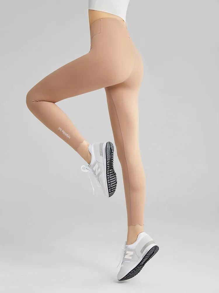 花びら裾ハイウエスト パンツ レギンス