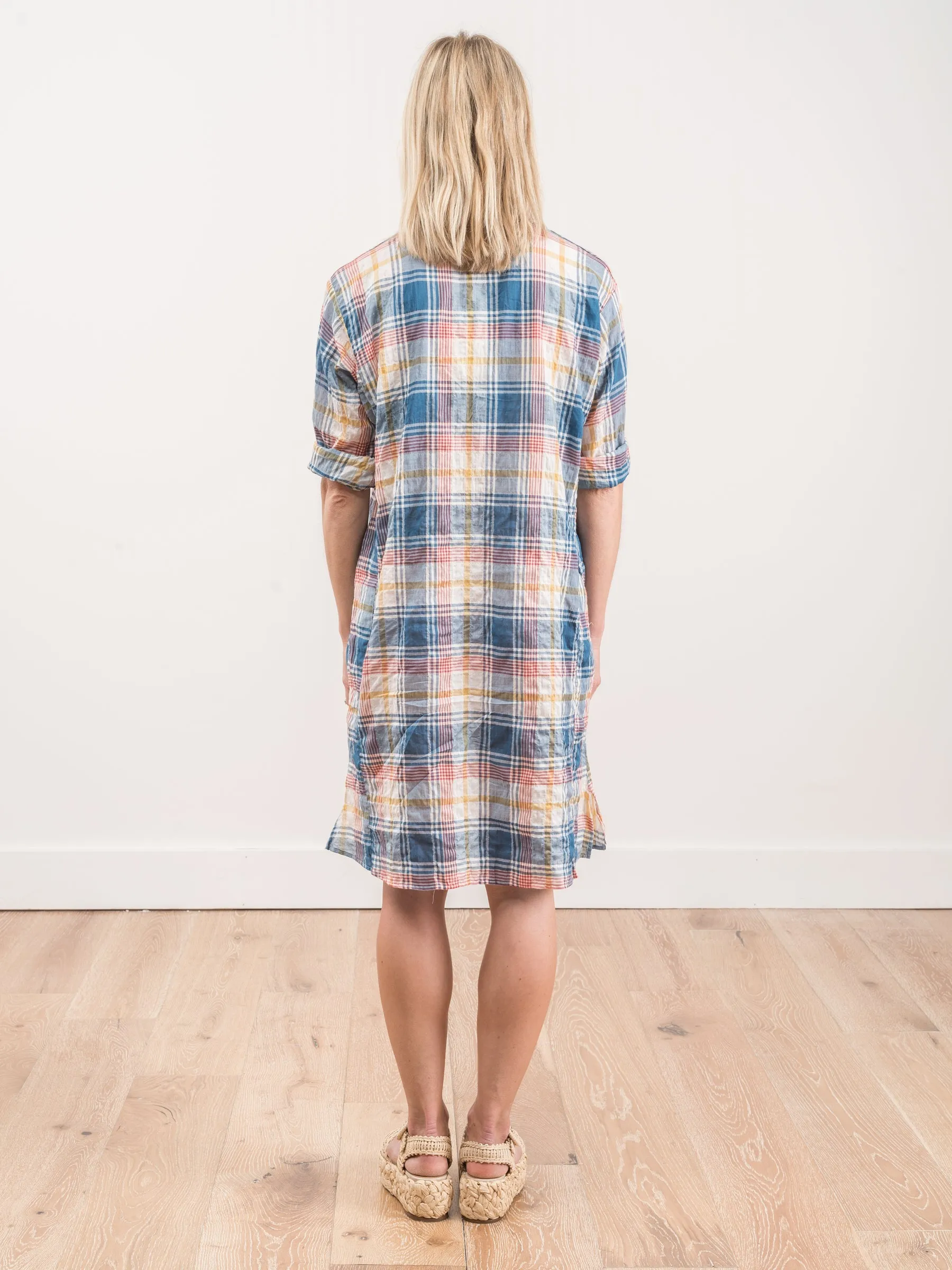 0026W dress - blue madras
