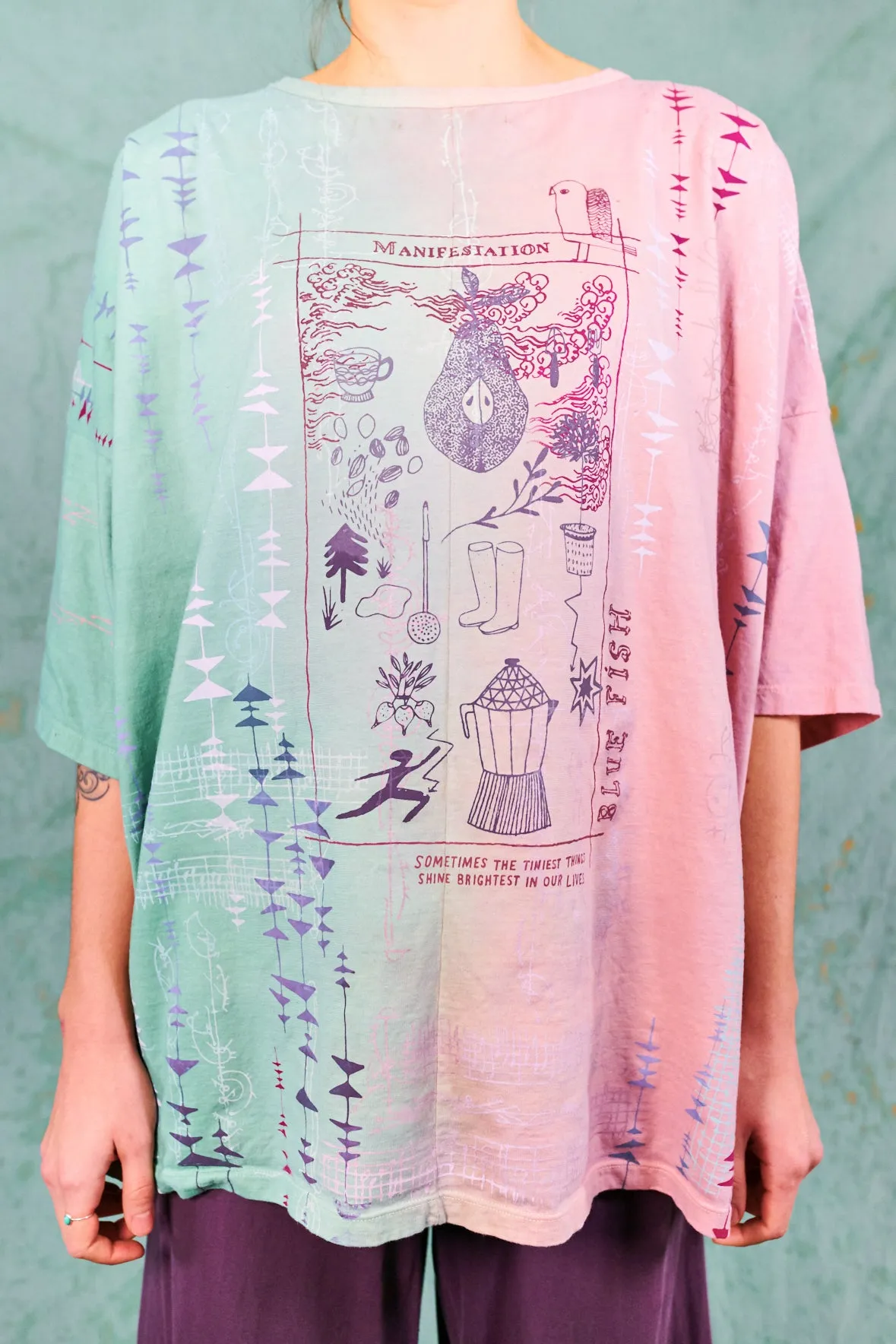1236HD Line Tee-Honeydew-Garden Party