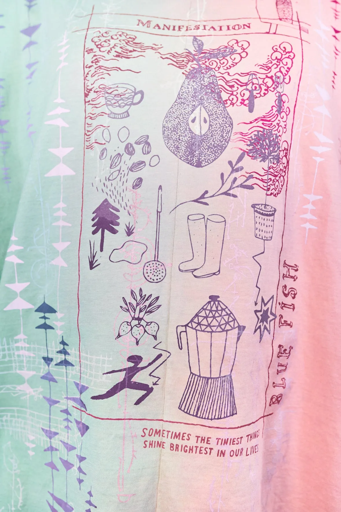 1236HD Line Tee-Honeydew-Garden Party