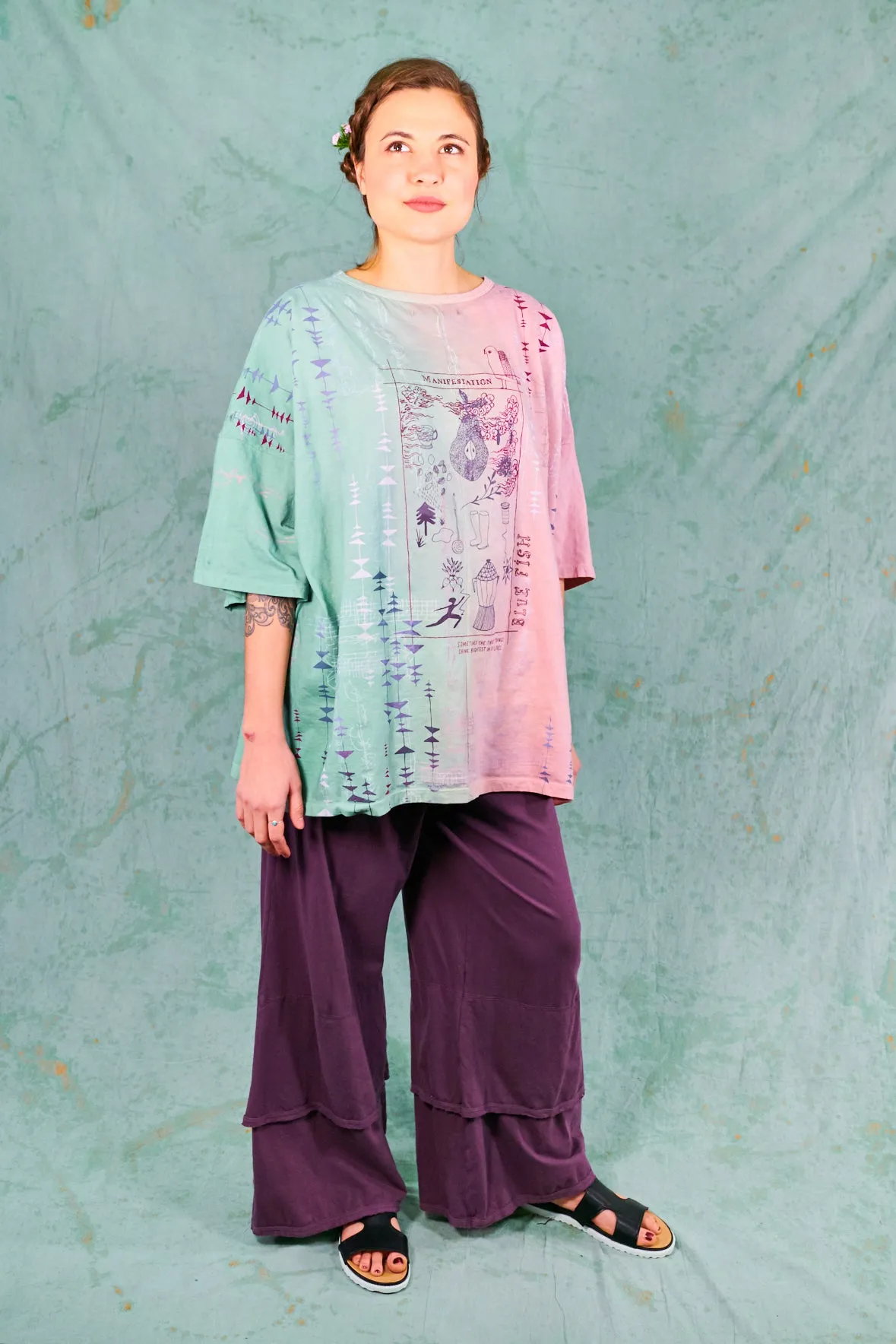 1236HD Line Tee-Honeydew-Garden Party