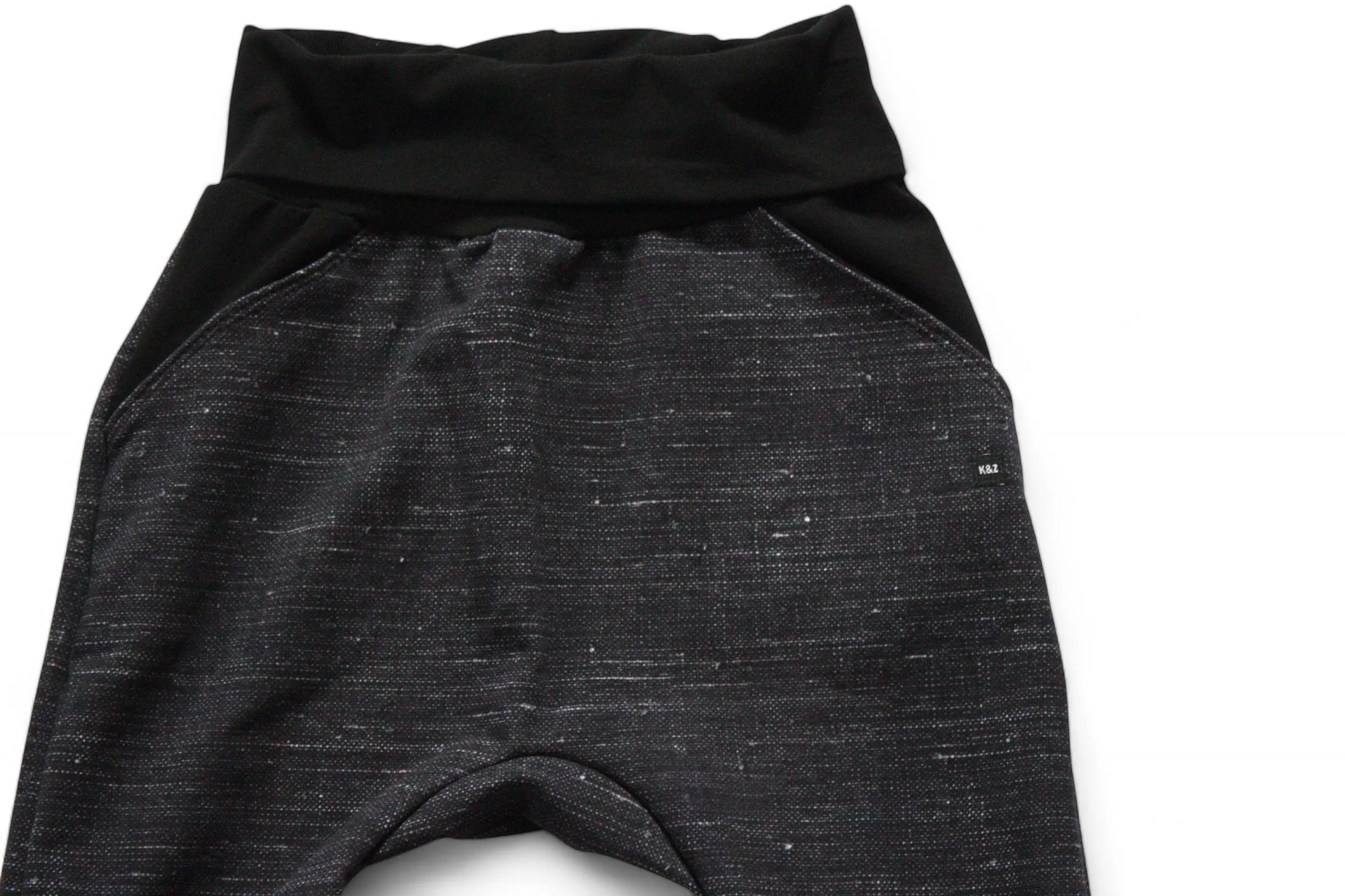 4-7y Black Denim Look Joggers - Grow With Me