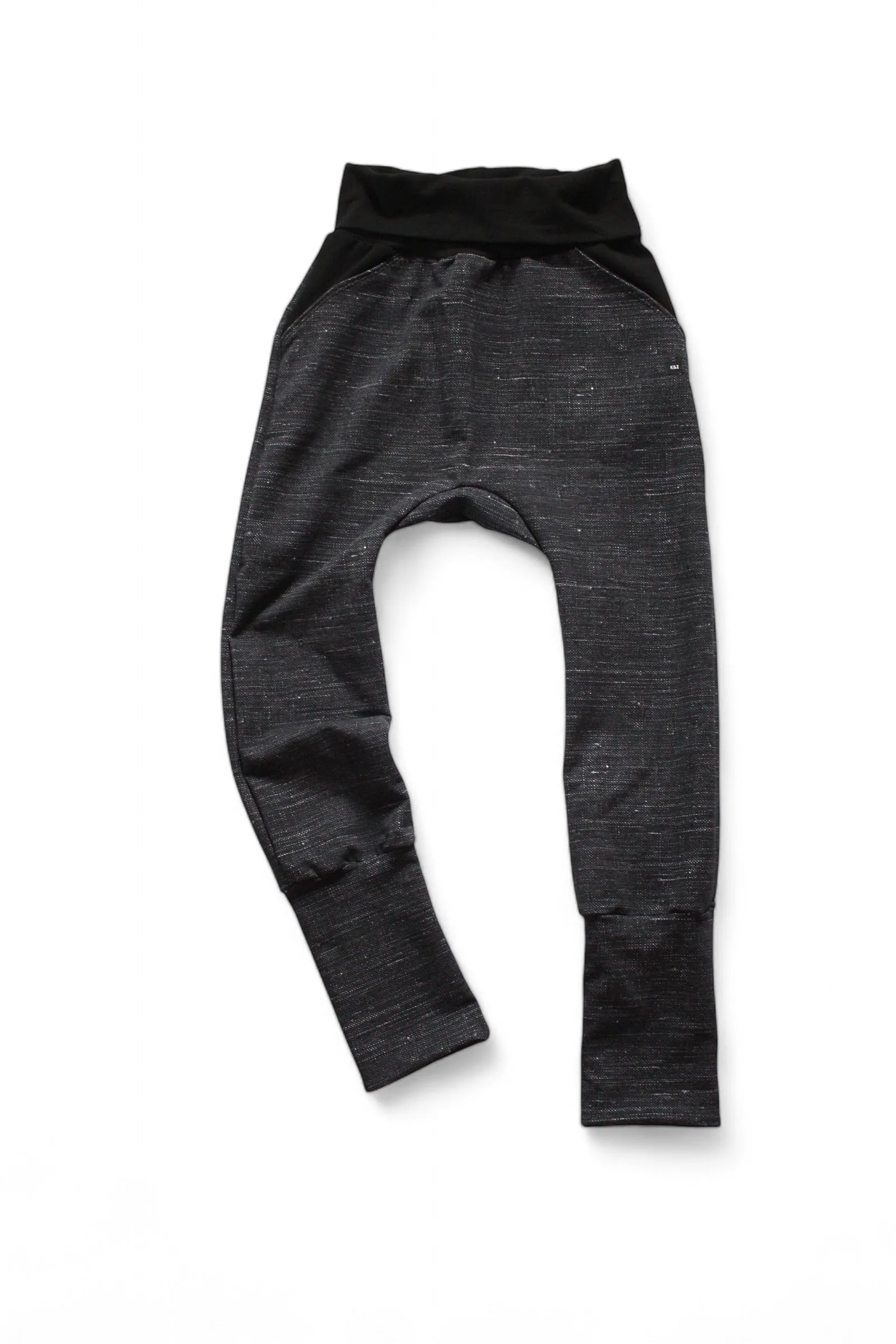 4-7y Black Denim Look Joggers - Grow With Me