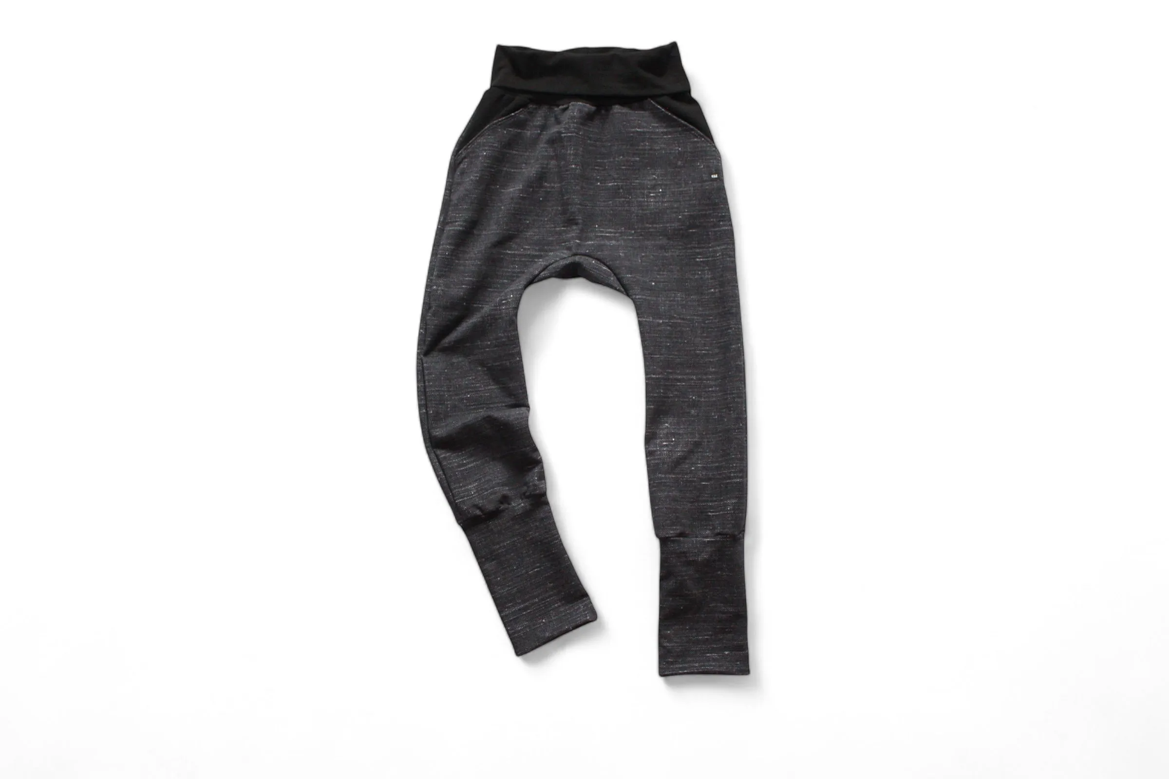 4-7y Black Denim Look Joggers - Grow With Me