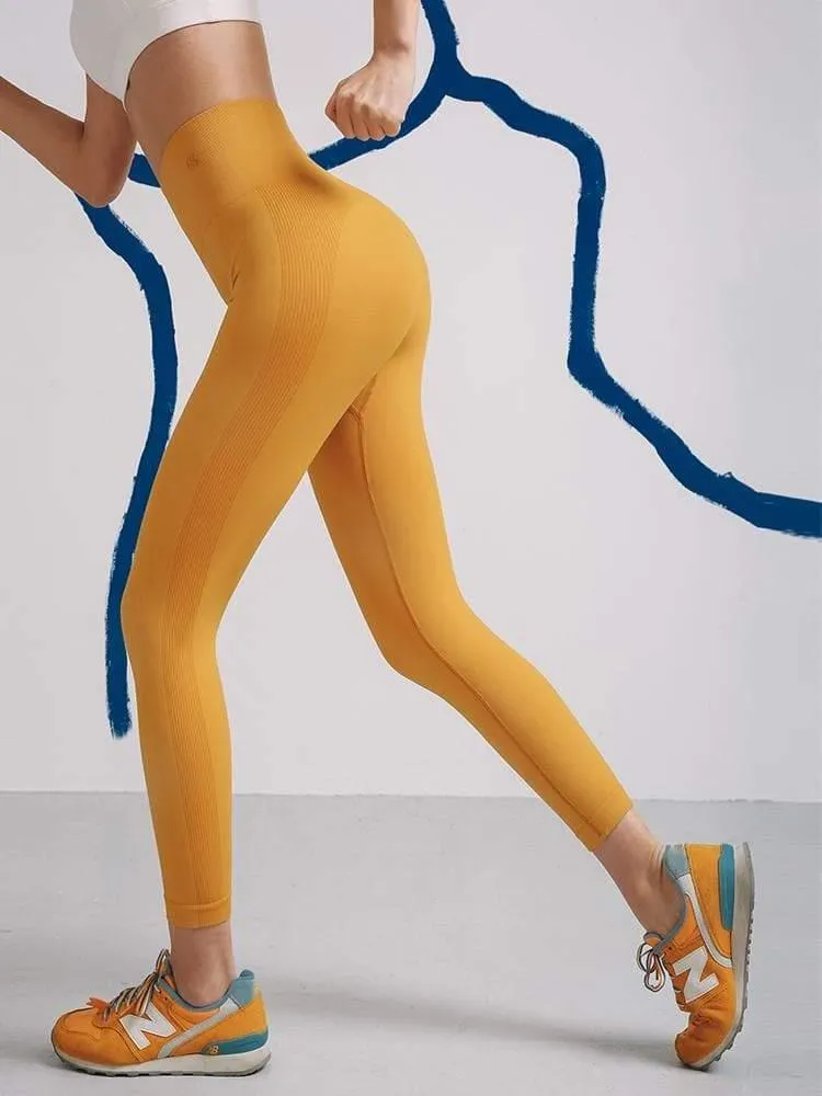 7分丈 パンツ レギンス ハイウエスト