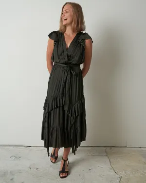 abella dress - forest