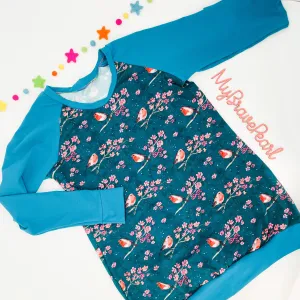 Adults Raglan Tunic Length Jumper - Curve Fit
