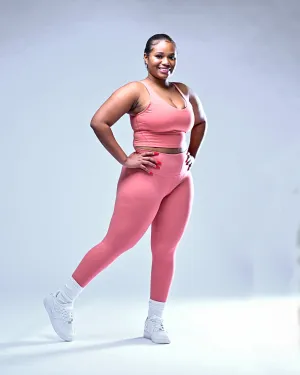 Aha Leggings - Salmon