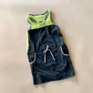 Ainsley-Neon Dress | Charcoal