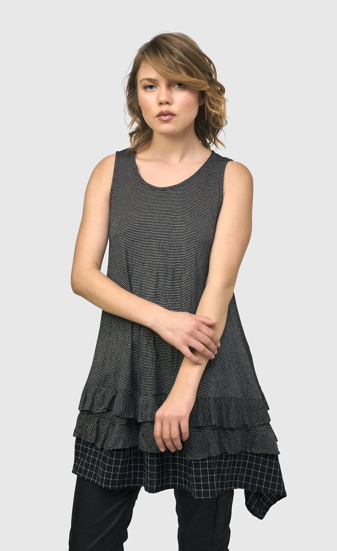 Alembika Mix Thalia Sleeveless Tunic Top