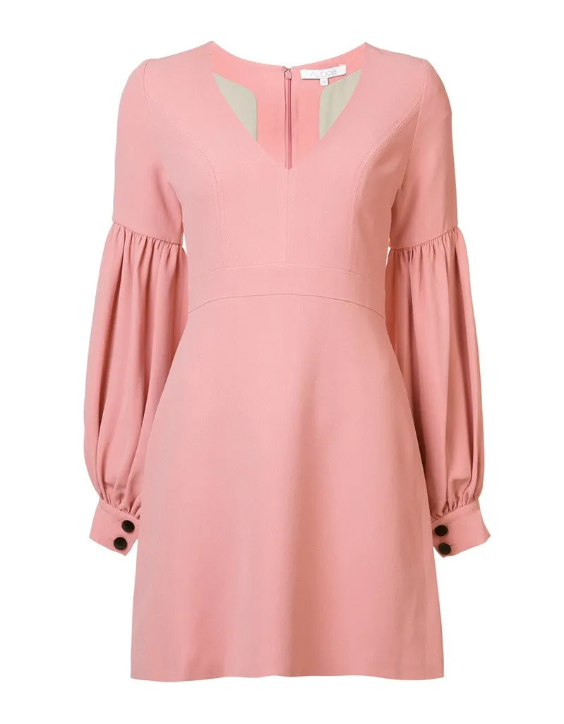 Alexis Ellena Dress in Ash Pink