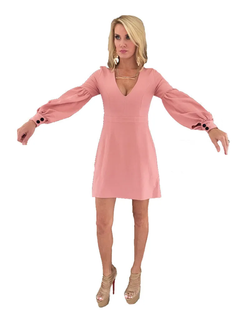 Alexis Ellena Dress in Ash Pink