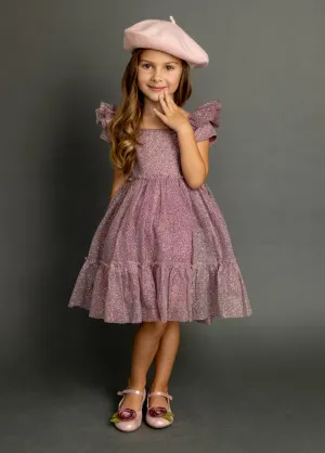 Andria Dress in Raisin