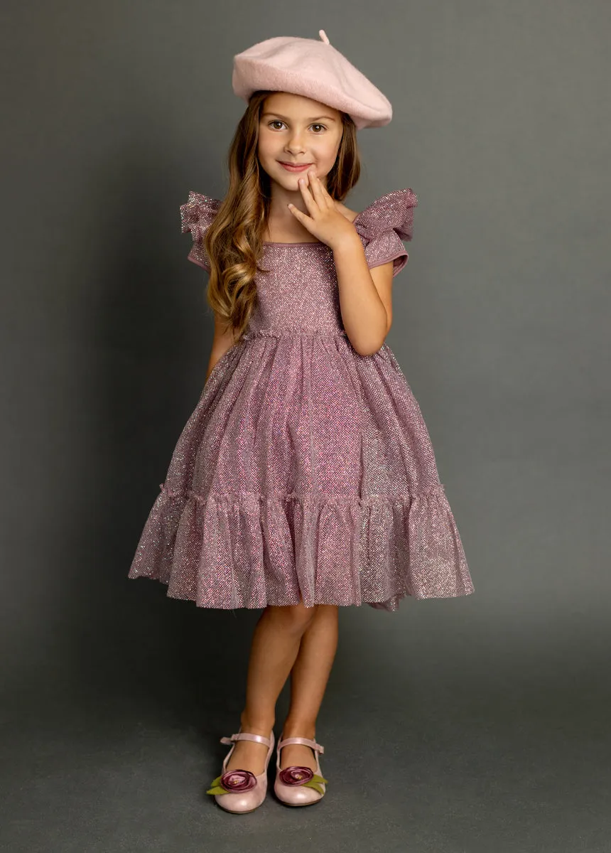 Andria Dress in Raisin
