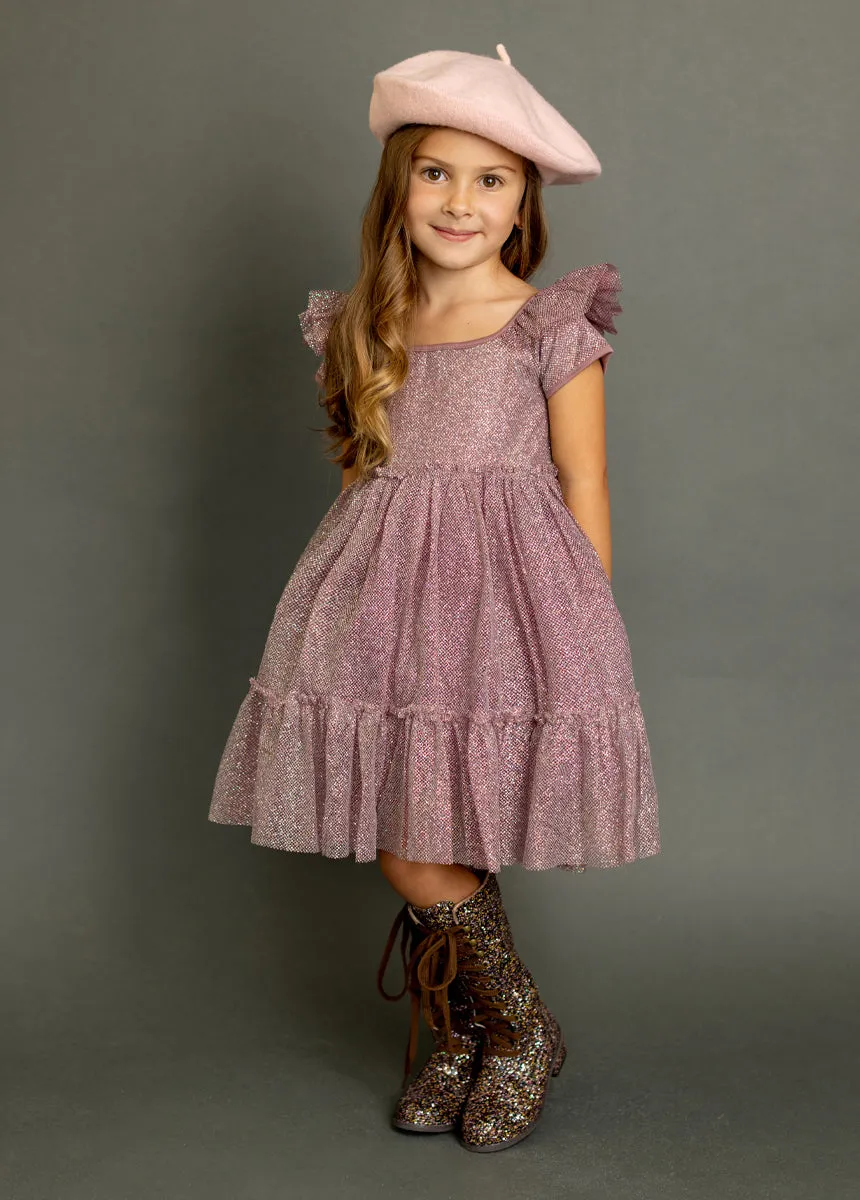 Andria Dress in Raisin