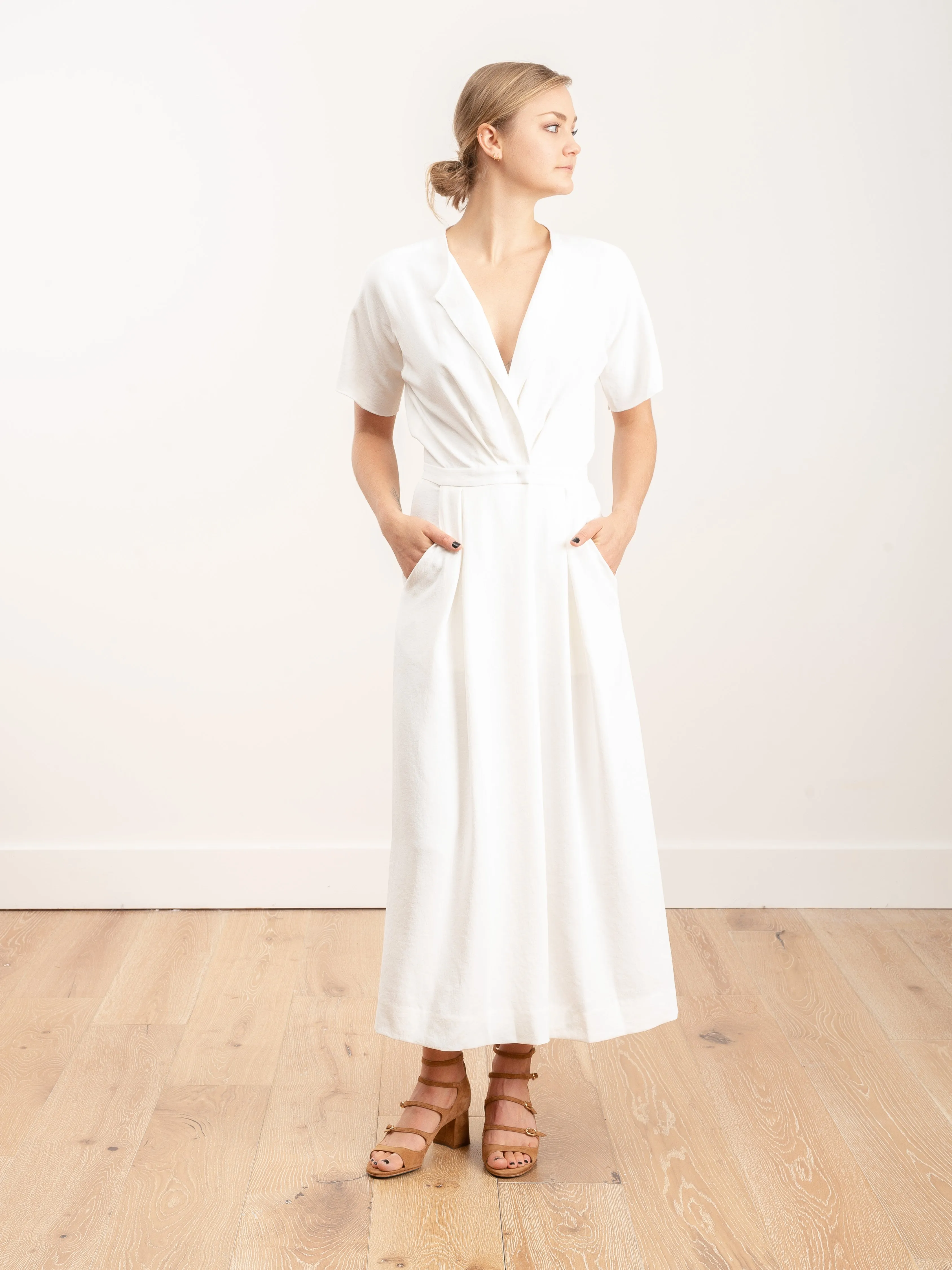 ardent jumpsuit - white