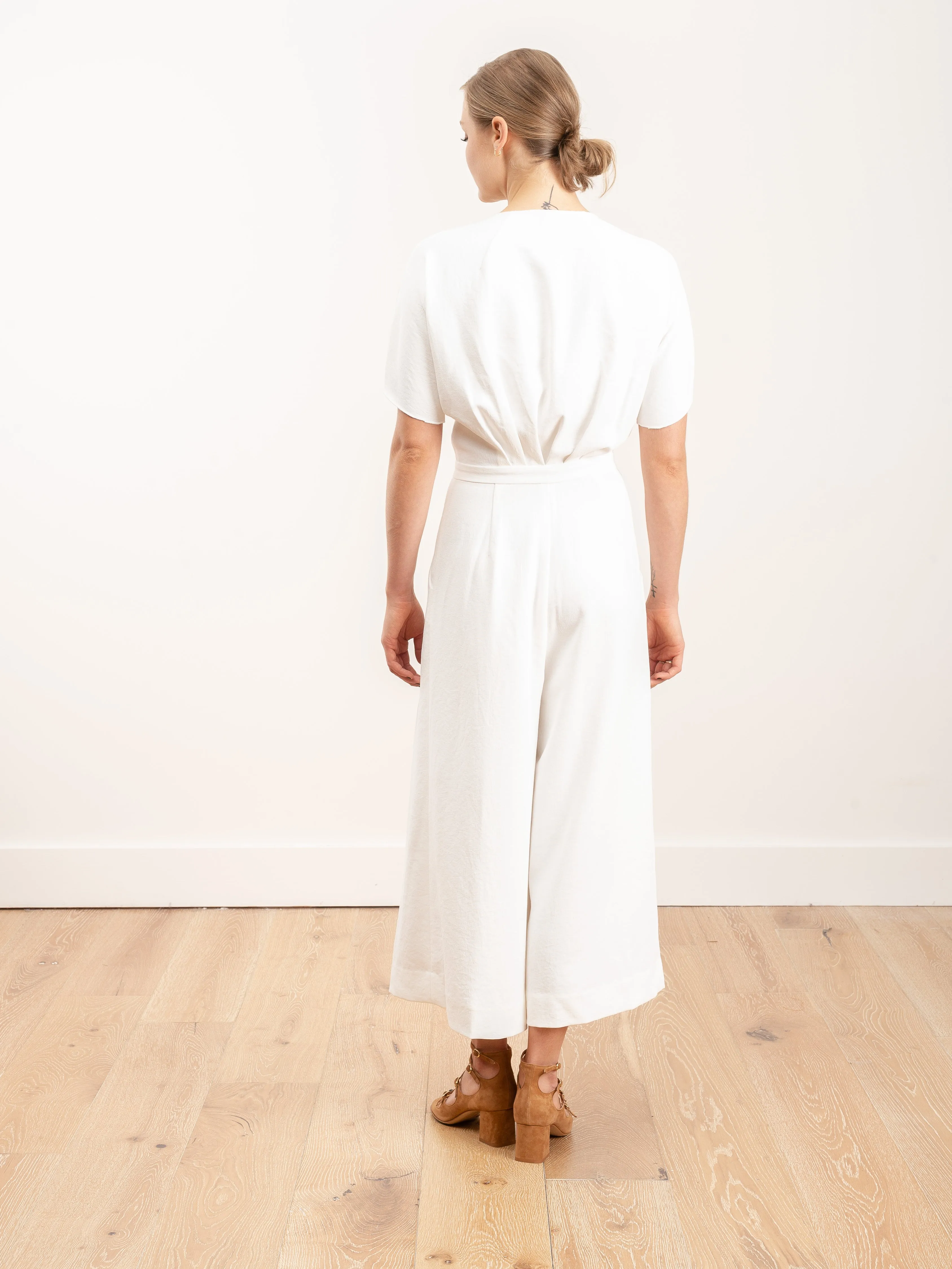 ardent jumpsuit - white