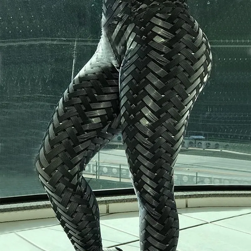 Armour Weave Print Leggings
