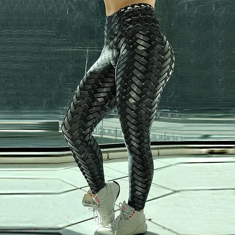 Armour Weave Print Leggings