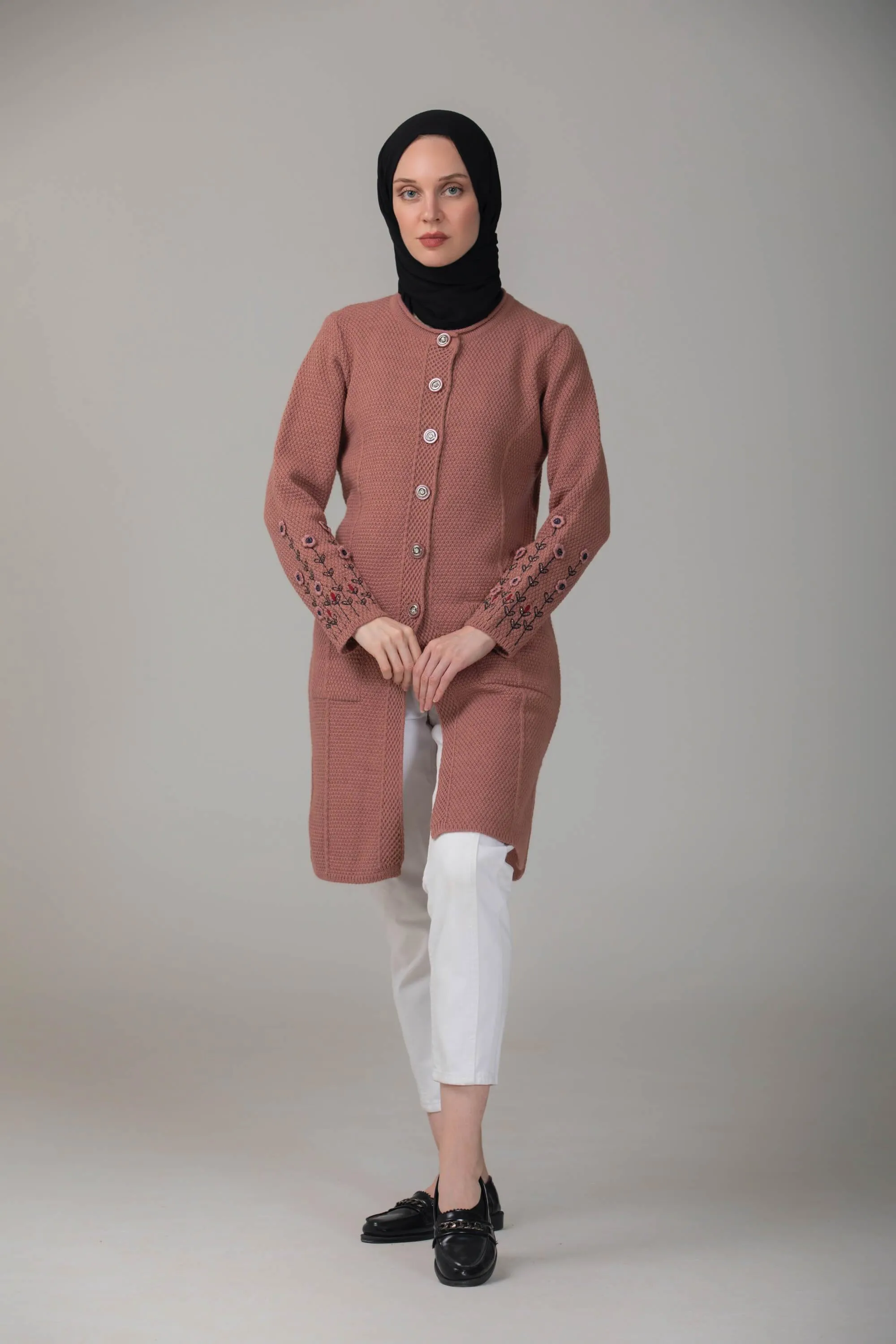 Bahija Modest Sweatshirt | Dusky Pink