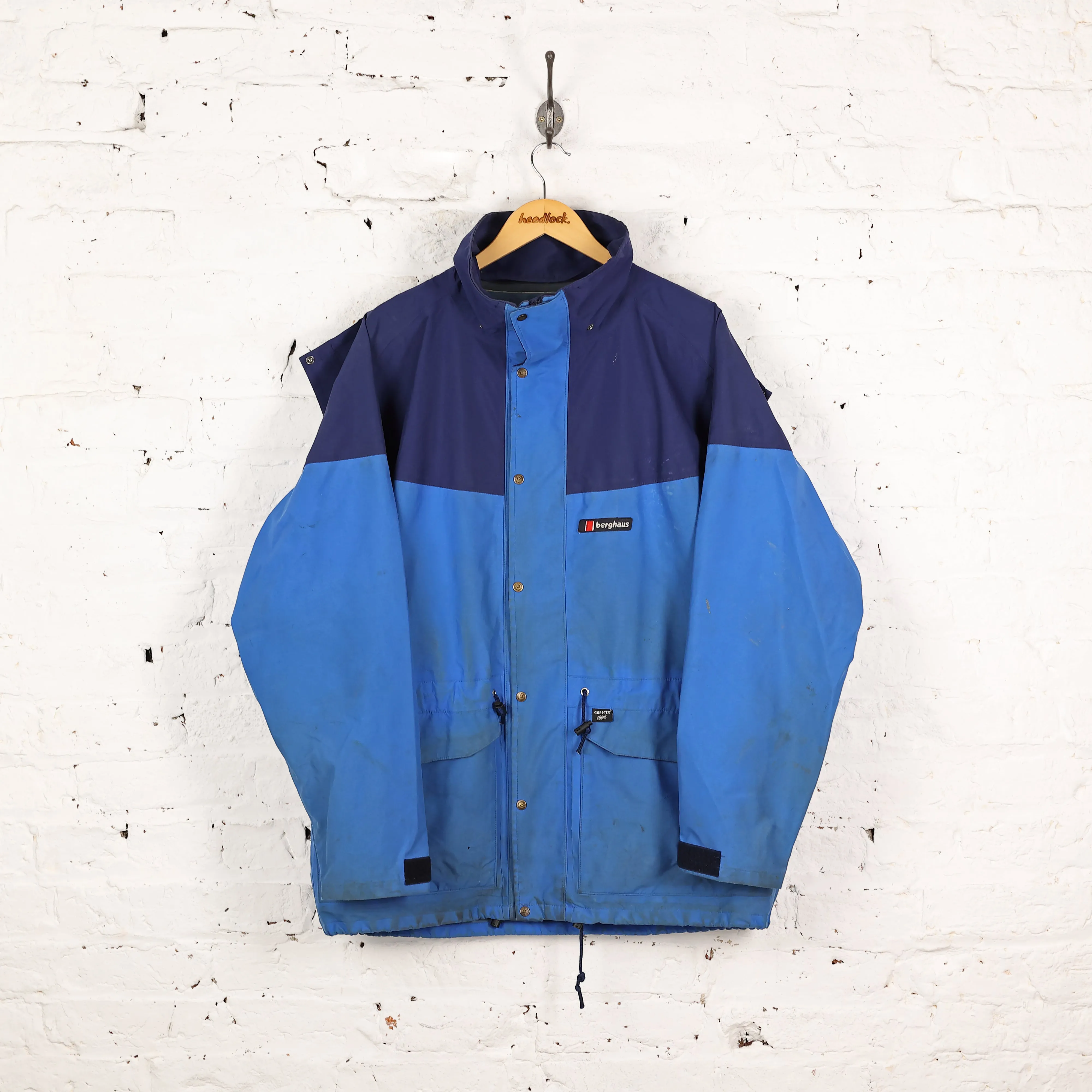 Barbour Challenger Gore Tex Rain Jacket - Blue - L