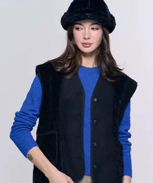 BENECIA 12 Fleece Vest - Black