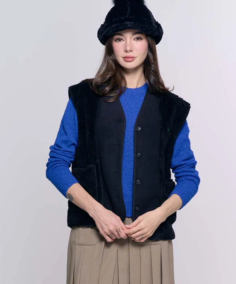 BENECIA 12 Fleece Vest - Black