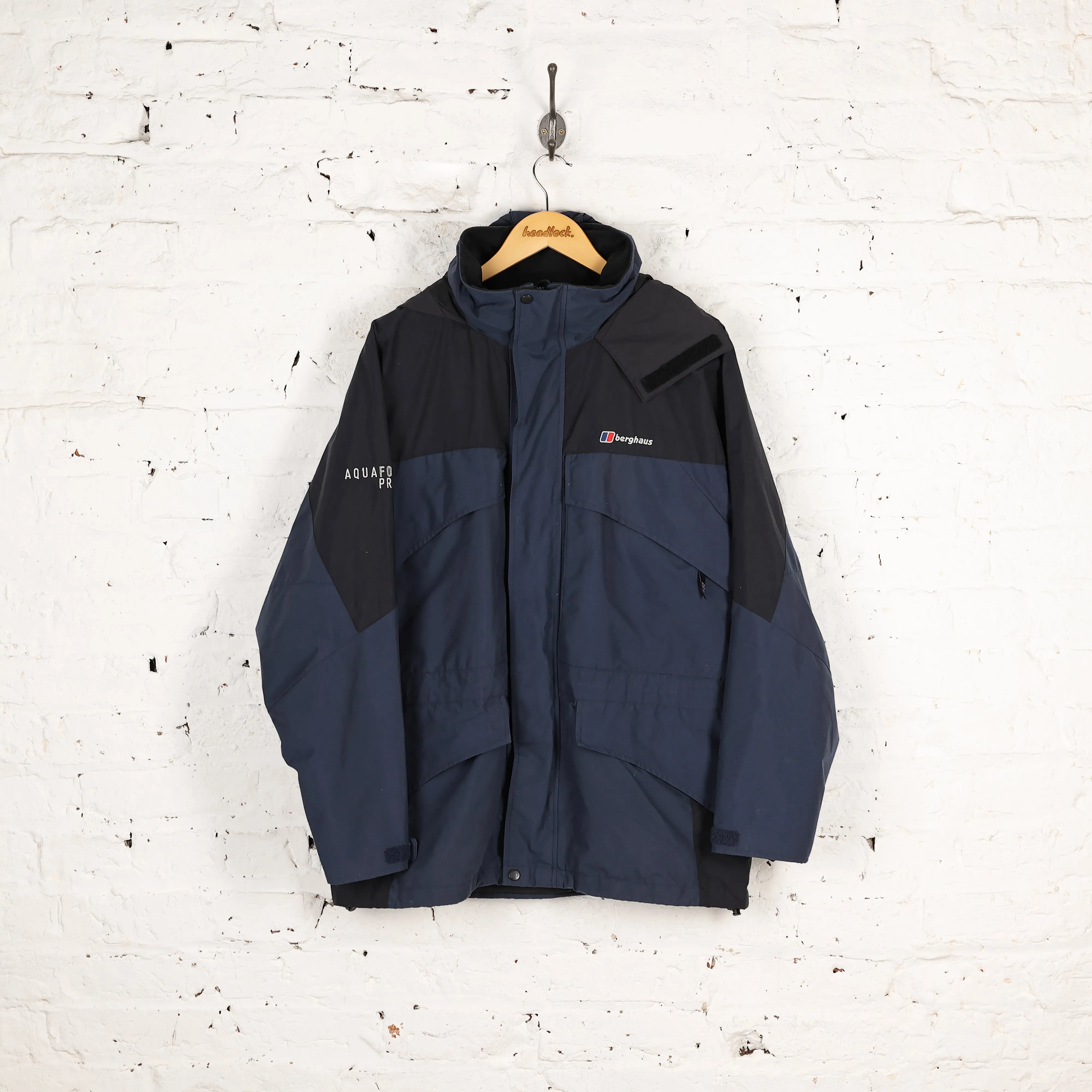 Berghaus Aquafoil Pro 2 Rain Jacket - Blue - M