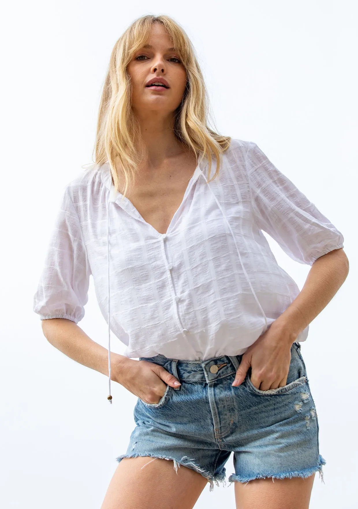 Big Sur Peasant Top