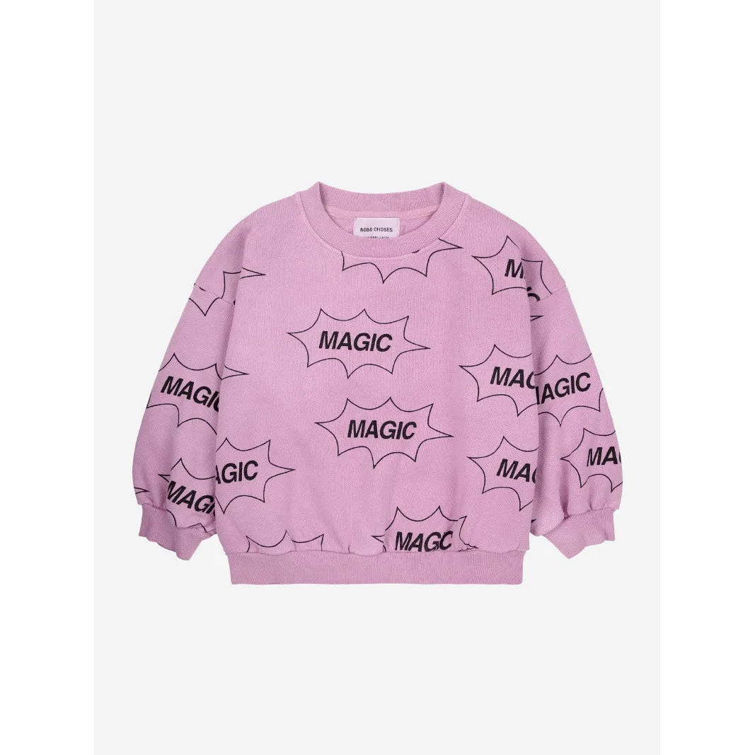 Bobo Choses - It's Magic all-over sweatshirt - pink