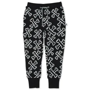 Bones Furry Trackies - Black