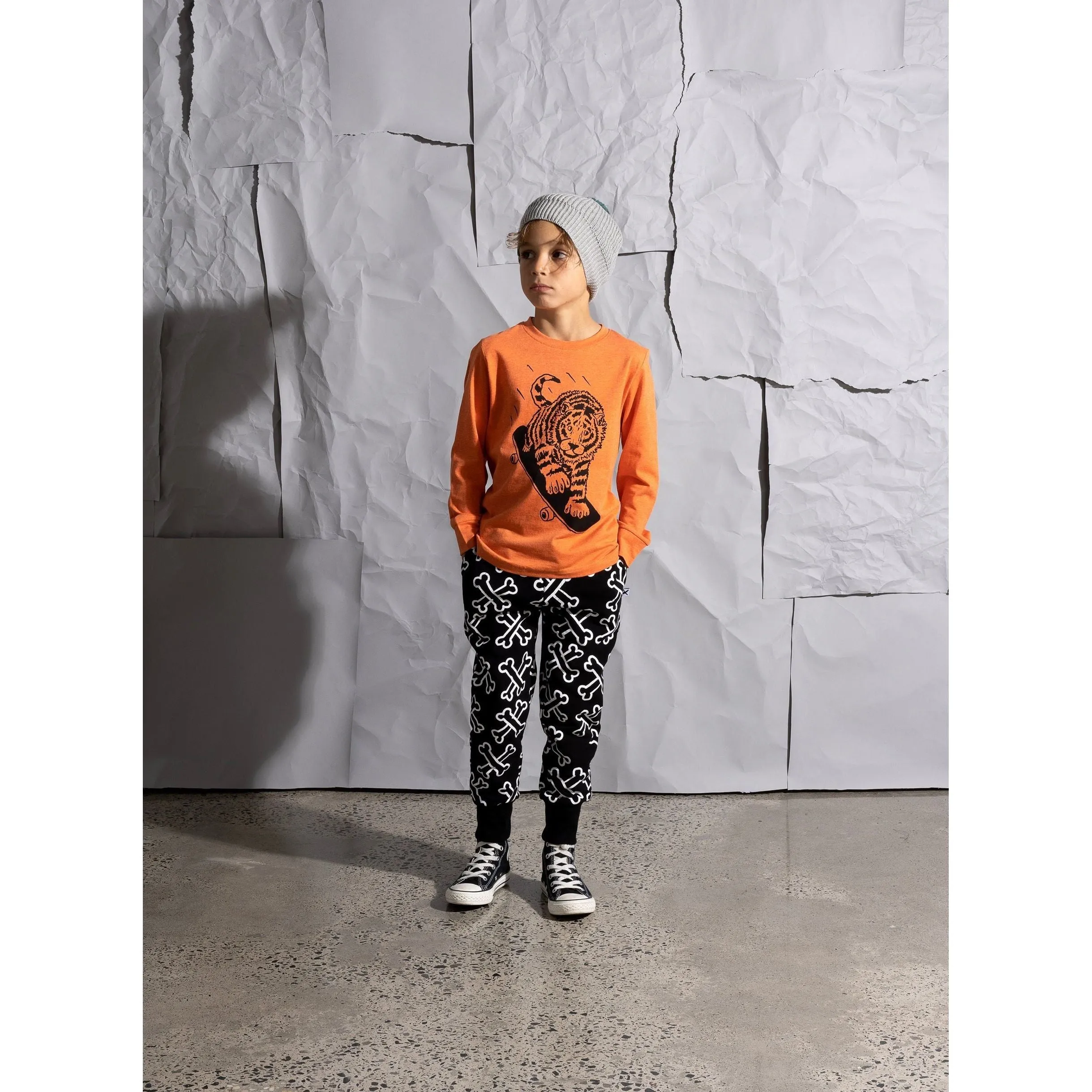 Bones Furry Trackies - Black