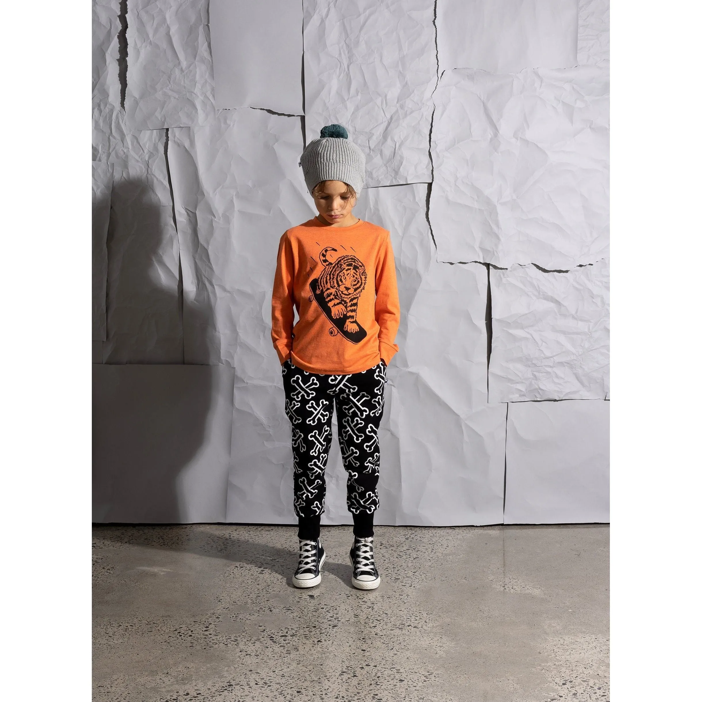 Bones Furry Trackies - Black