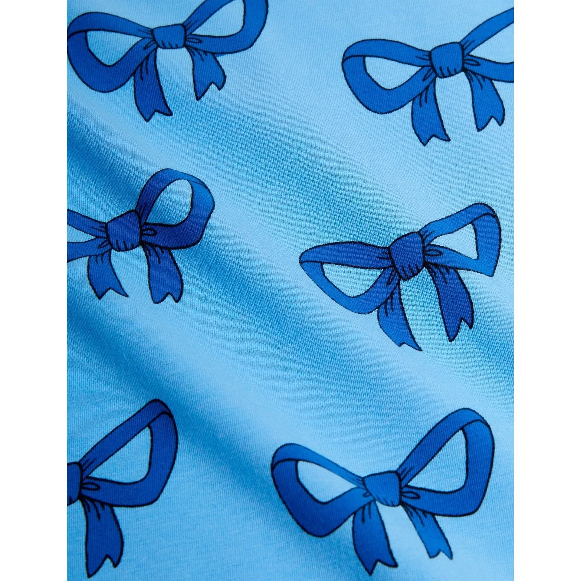 Bow Aop Leggings - Blue