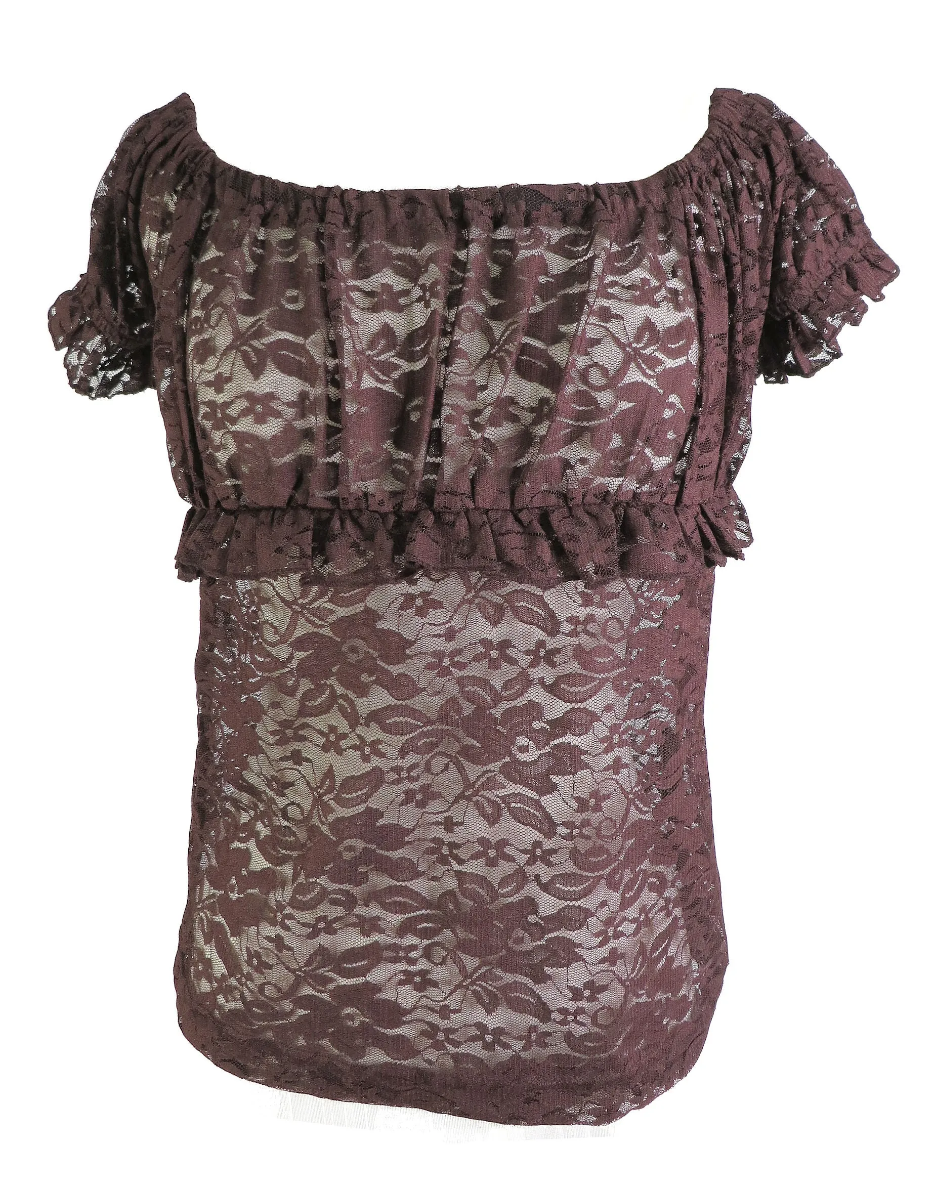 Burleska Women's Gothic Gypsy Peasant Pirate Corset Top Octoberfest