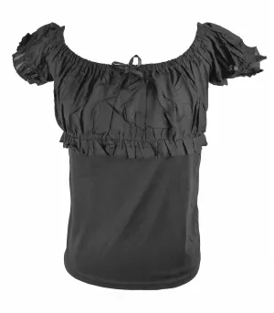 Burleska Women's Gothic Gypsy Peasant Pirate Corset Top Octoberfest
