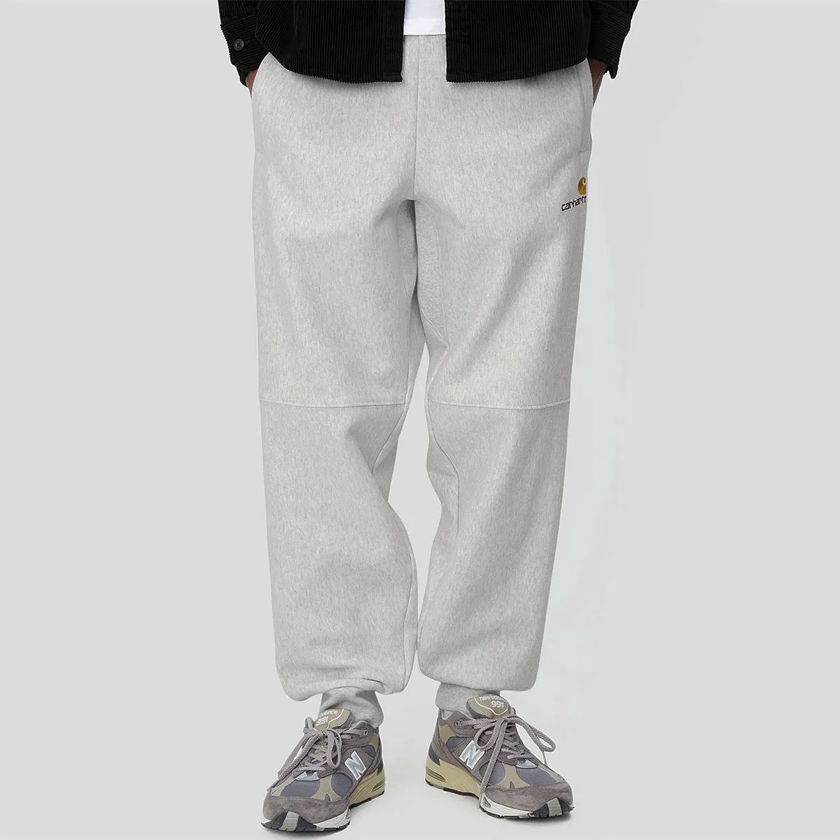 Carhartt WIP American Script Jogging Pant Ash Heather