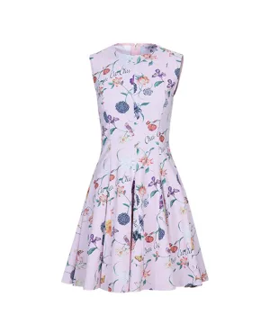 CHUCUCHU Women's Flower Dress - Pink