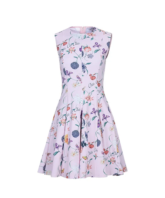 CHUCUCHU Women's Flower Dress - Pink