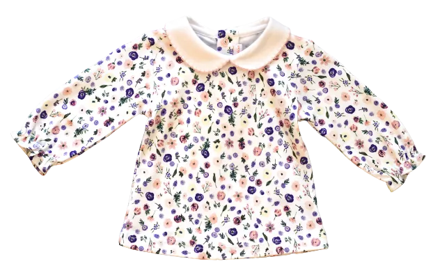 Clementine Garden Floral Top