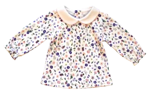 Clementine Garden Floral Top