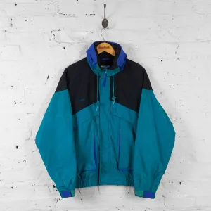 Columbia 90s Rain Jacket Coat - Green - M