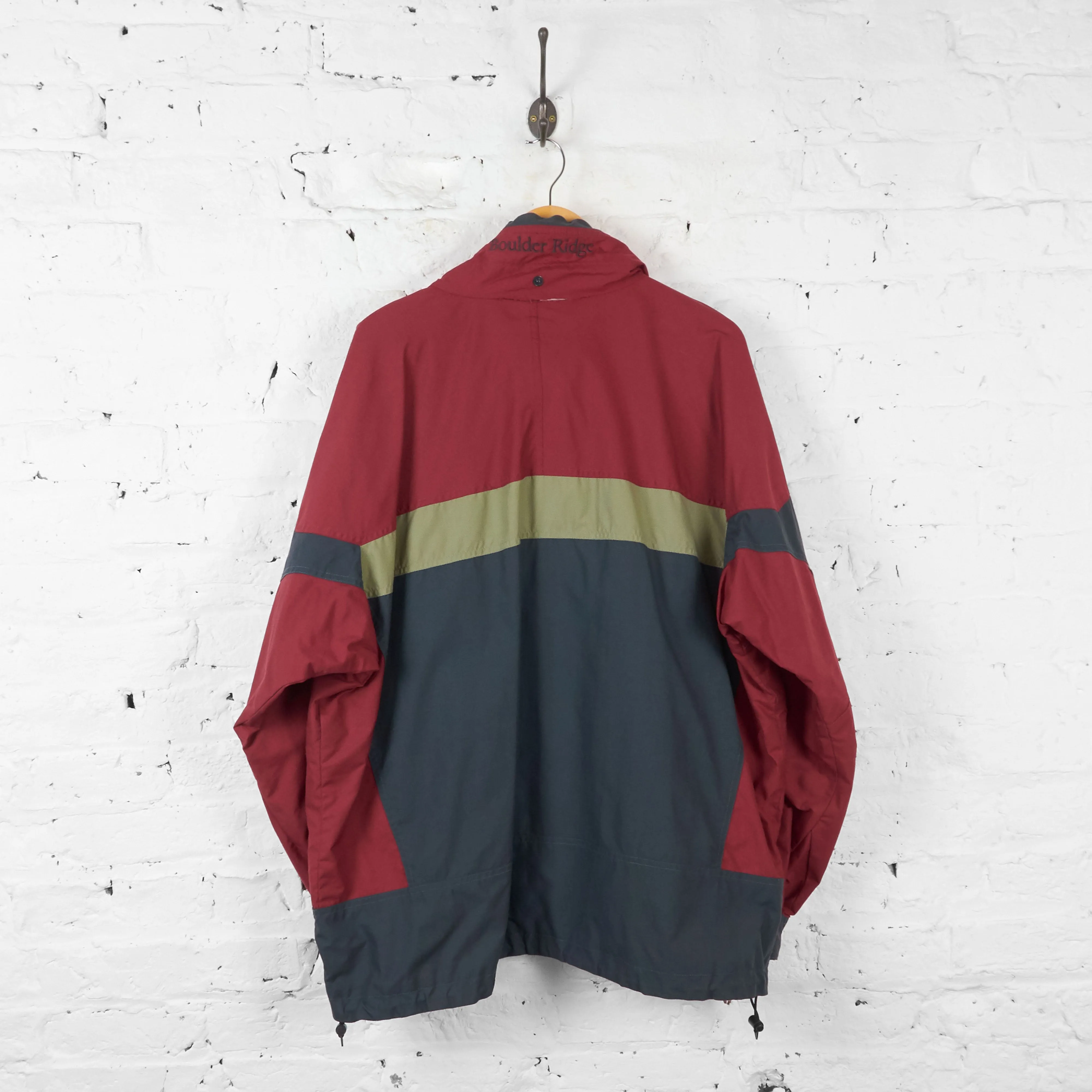 Columbia Boulder Ridge Rain Jacket - Red - XL
