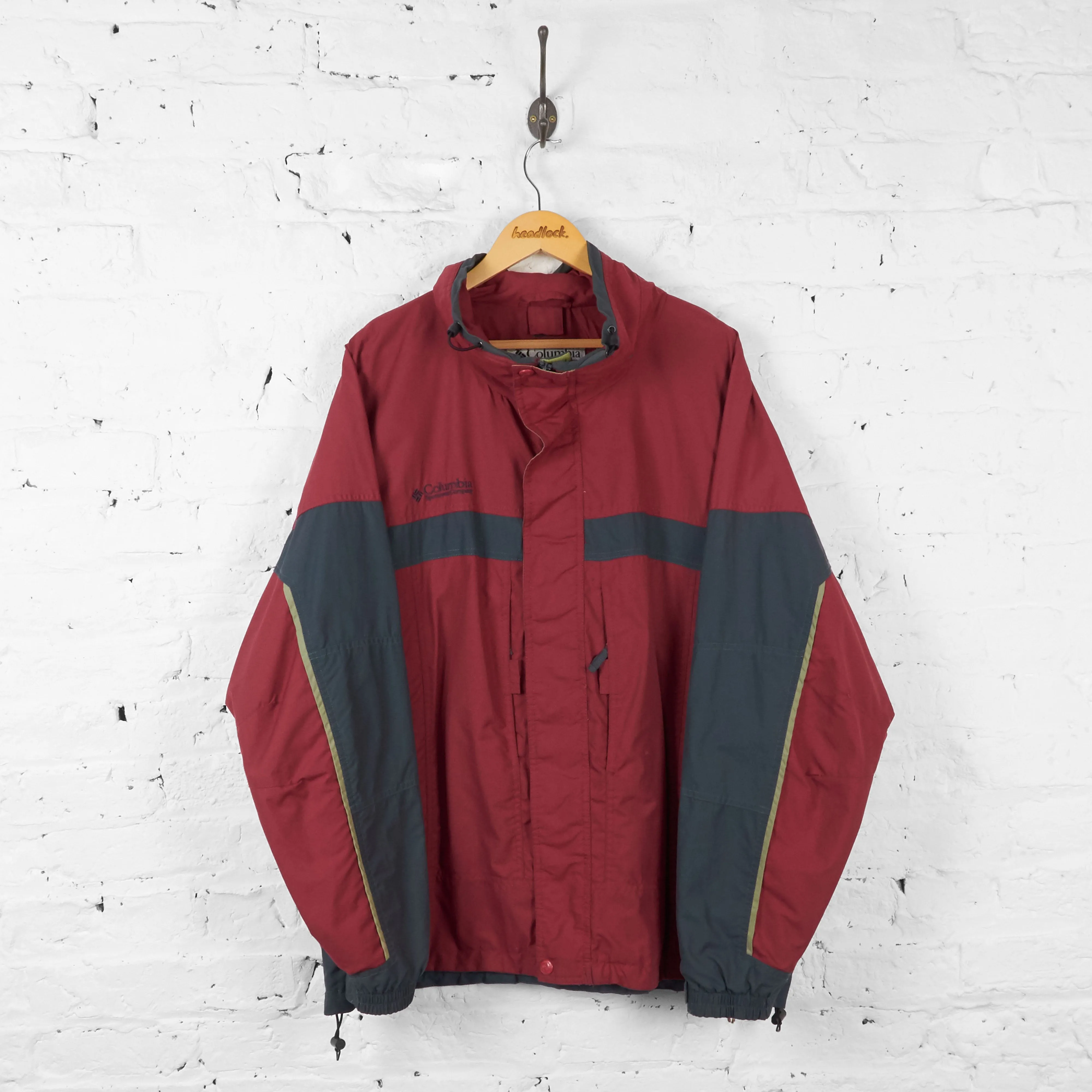 Columbia Boulder Ridge Rain Jacket - Red - XL