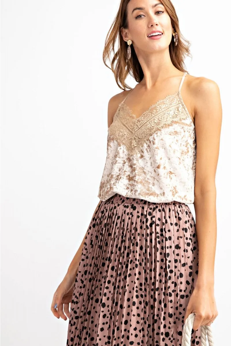 Crushing On You Ice Velvet Cami