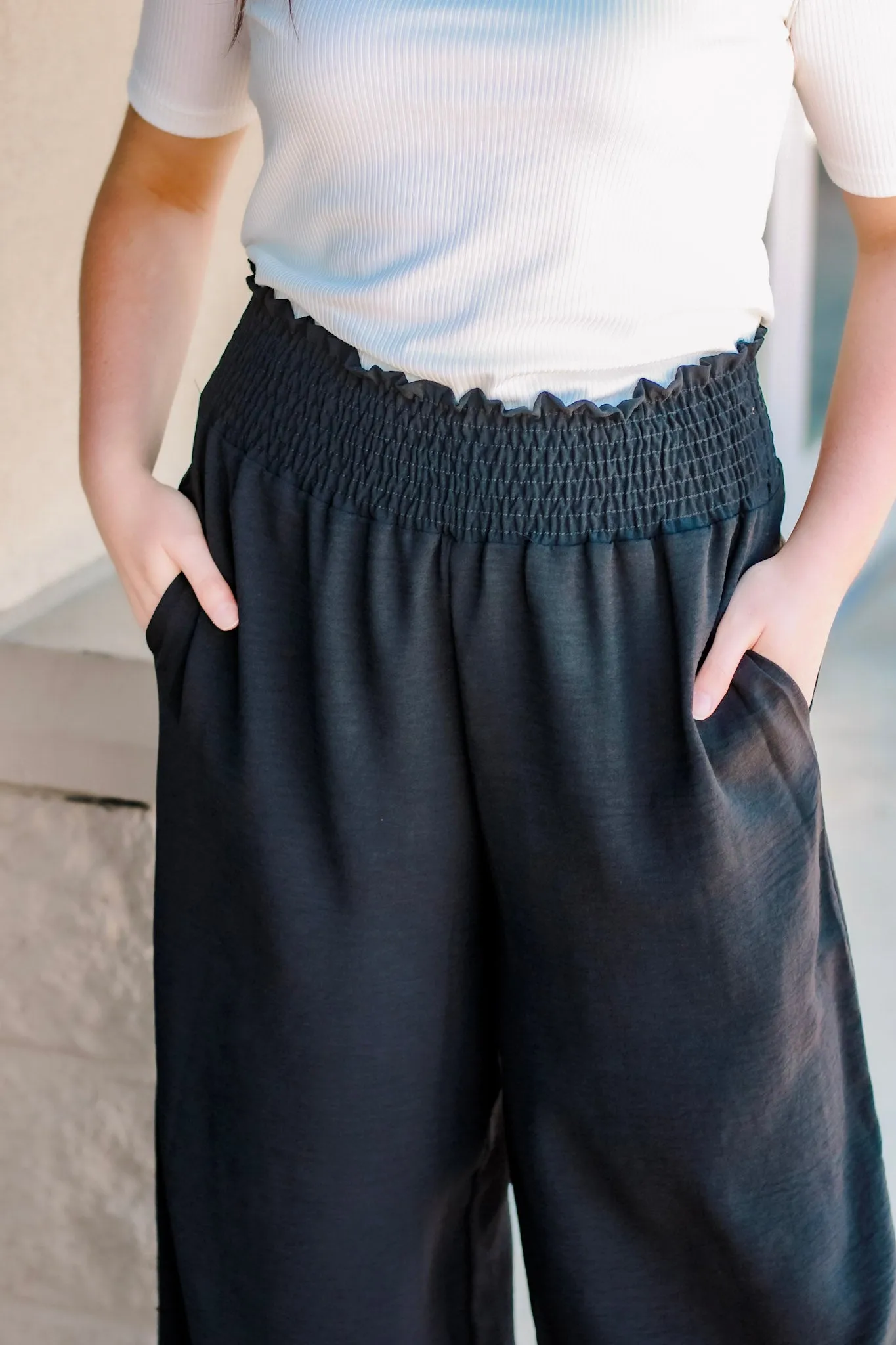 Cute in Comfort Pants in Black