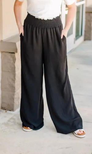 Cute in Comfort Pants in Black