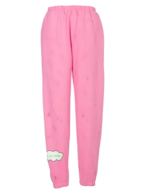 Distressed 'F*ck Off Monday' Jogging Pants